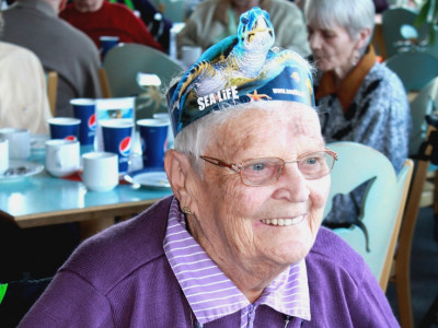 Stärkung bei Kaffee, Kuchen und Eis